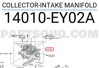 Nissan 14010EY02A COLLECTOR-INTAKE MANIFOLD