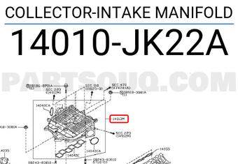 Nissan 14010JK22A COLLECTOR-INTAKE MANIFOLD