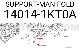 Nissan 140141KT0A SUPPORT-MANIFOLD