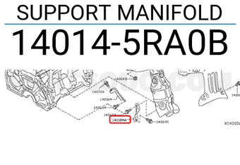 Nissan 140145RA0B SUPPORT MANIFOLD