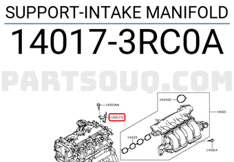 Nissan 140173RC0A SUPPORT-INTAKE MANIFOLD