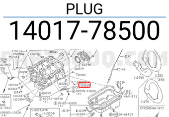 Nissan 1401778500 PLUG