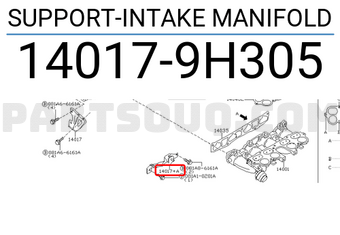 Nissan 140179H305 SUPPORT-INTAKE MANIFOLD