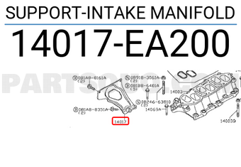 Nissan 14017EA200 SUPPORT-INTAKE MANIFOLD