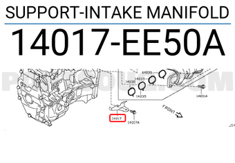 Nissan 14017EE50A SUPPORT-INTAKE MANIFOLD