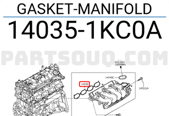 Nissan 140351KC0A GASKET-MANIFOLD