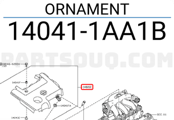 Nissan 140411AA1B ORNAMENT