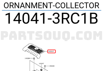Nissan 140413RC1B ORNANMENT-COLLECTOR