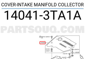 Nissan 140413TA1A COVER-INTAKE MANIFOLD COLLECTOR