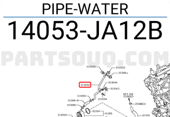 Nissan 14053JA12B PIPE-WATER