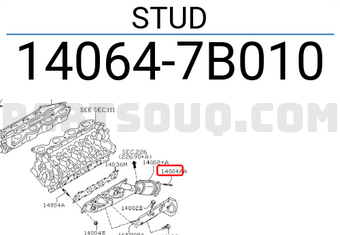 Nissan 140647B010 STUD