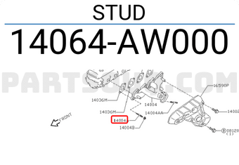 Nissan 14064AW000 STUD