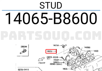 Nissan 14065B8600 STUD