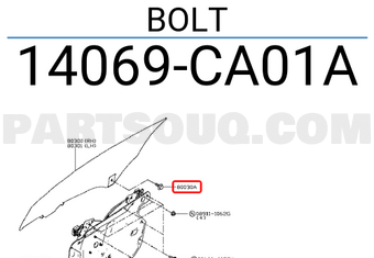 Nissan 14069CA01A BOLT