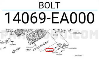 Nissan 14069EA000 BOLT