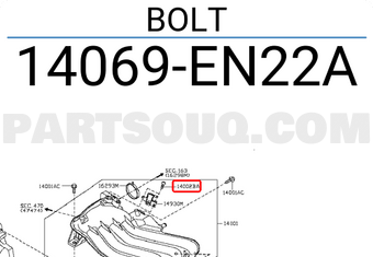 Nissan 14069EN22A BOLT