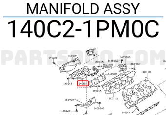 Nissan 140C21PM0C MANIFOLD ASSY