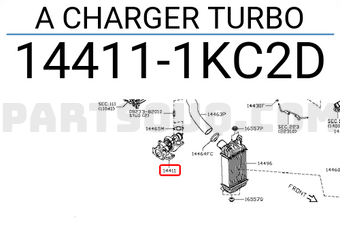 Nissan 144111KC2D A CHARGER TURBO