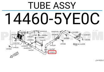 Nissan 144605YE0C TUBE ASSY