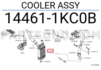 Nissan 144611KC0B COOLER ASSY