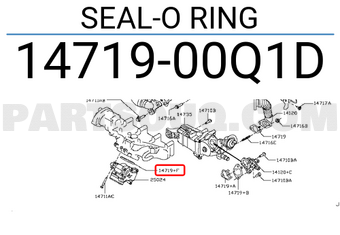 Nissan 1471900Q1D SEAL-O RING