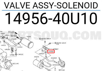 Nissan 1495640U10 VALVE ASSY-SOLENOID