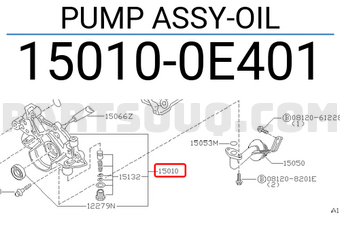 Nissan 150100E401 PUMP ASSY-OIL