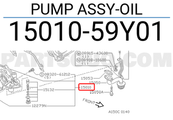 Nissan 1501059Y01 PUMP ASSY-OIL