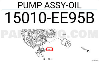 Nissan 15010EE95B PUMP ASSY-OIL