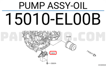 Nissan 15010EL00B PUMP ASSY-OIL