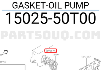 Nissan 1502550T00 GASKET-OIL PUMP
