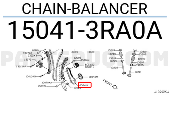 Nissan 150413RA0A CHAIN-BALANCER