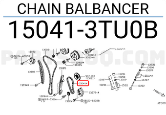 Nissan 150413TU0B CHAIN BALBANCER