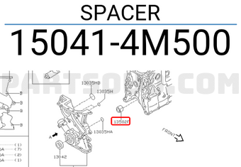 Nissan 150414M500 SPACER