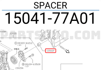 Nissan 1504177A01 SPACER