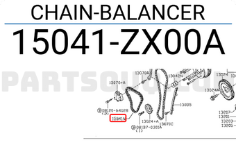 Nissan 15041ZX00A CHAIN-BALANCER