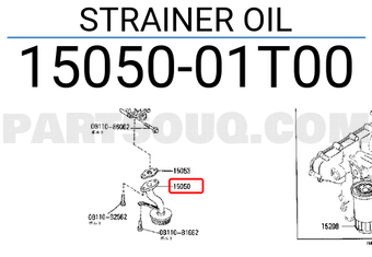 Nissan 1505001T00 STRAINER OIL
