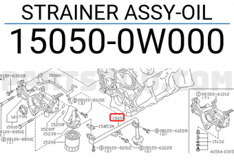 Nissan 150500W000 STRAINER ASSY-OIL