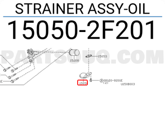 Nissan 150502F201 STRAINER ASSY-OIL