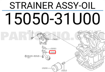 Nissan 1505031U00 STRAINER ASSY-OIL