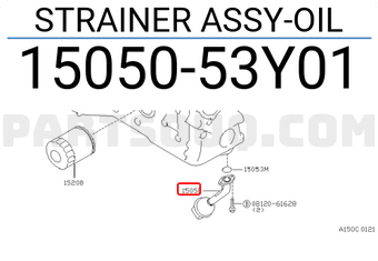 Nissan 1505053Y01 STRAINER ASSY-OIL