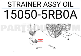 Nissan 150505RB0A STRAINER ASSY OIL