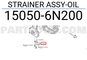 Nissan 150506N200 STRAINER ASSY-OIL