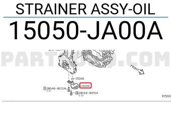 Nissan 15050JA00A STRAINER ASSY-OIL