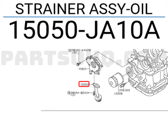 Nissan 15050JA10A STRAINER ASSY-OIL