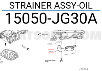Nissan 15050JG30A STRAINER ASSY-OIL