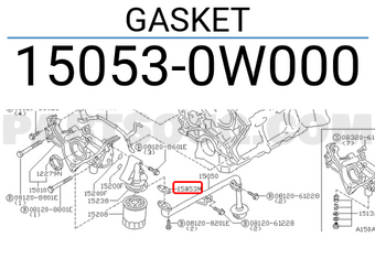 Nissan 150530W000 GASKET