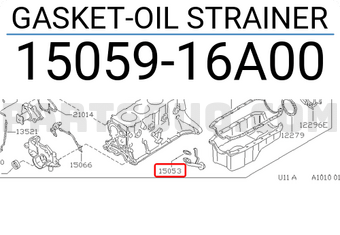 Nissan 1505916A00 GASKET-OIL STRAINER