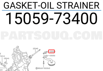 Nissan 1505973400 GASKET-OIL STRAINER