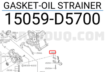 Nissan 15059D5700 GASKET-OIL STRAINER
